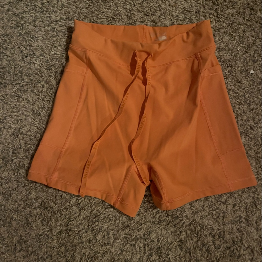 Orange Aerie Shorts